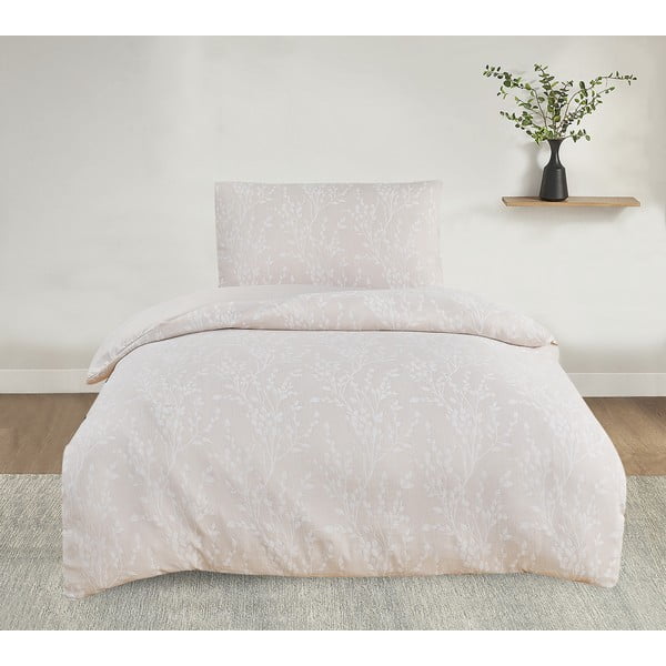 Bež posteljina za krevet za jednu osobu od jacquarda 140x200 cm Boston – My House