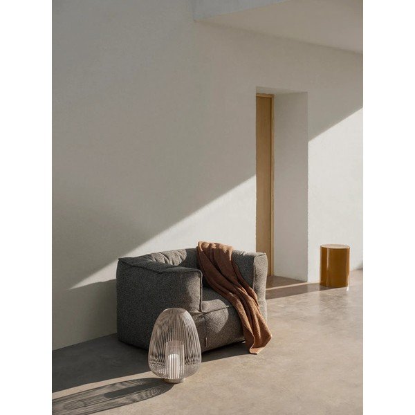 Smeđe-siva podstavljena vrtna fotelja Grow – Blomus-image-1