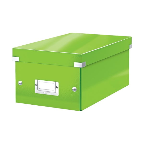 Zelena kutija za pohranu s poklopcem Leitz Click&Store, duljina 35 cm