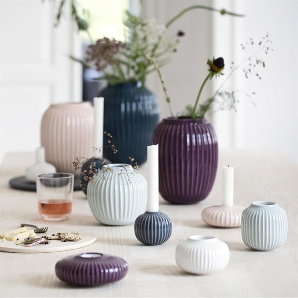 Bijeli porculanski svijećnjak Kähler Design Hammershoi, ⌀ 8 cm-image-3