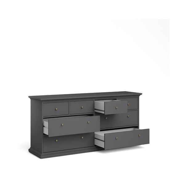 Siva niska komoda 183x87 cm Paris – Tvilum-image-3