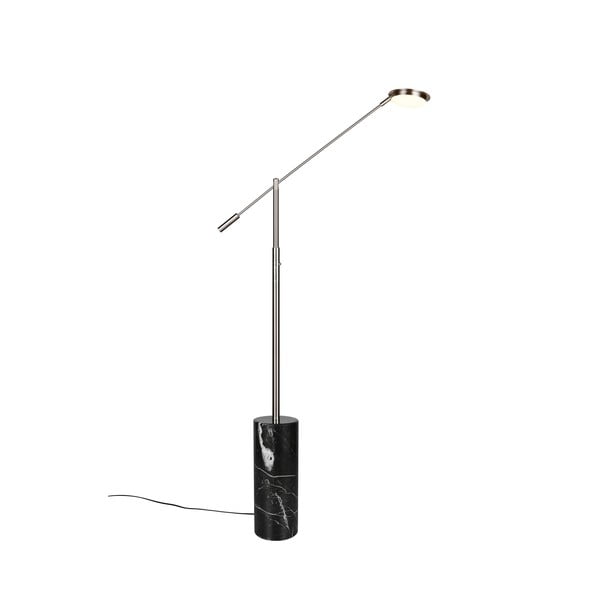Crna/u srebrnoj boji LED stojeća svjetiljka (visina 145 cm) Fiore – Trio Select-image-4
