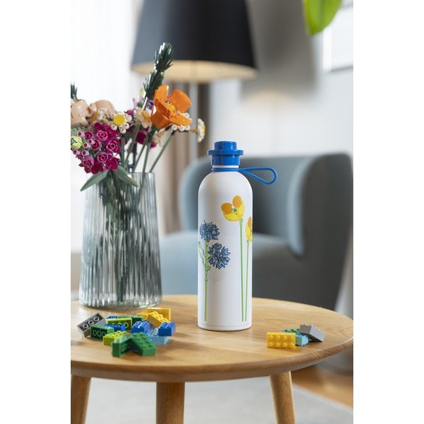 Bijela/plava dječja termosica 560 ml Meadow Flowers – LEGO®-image-1
