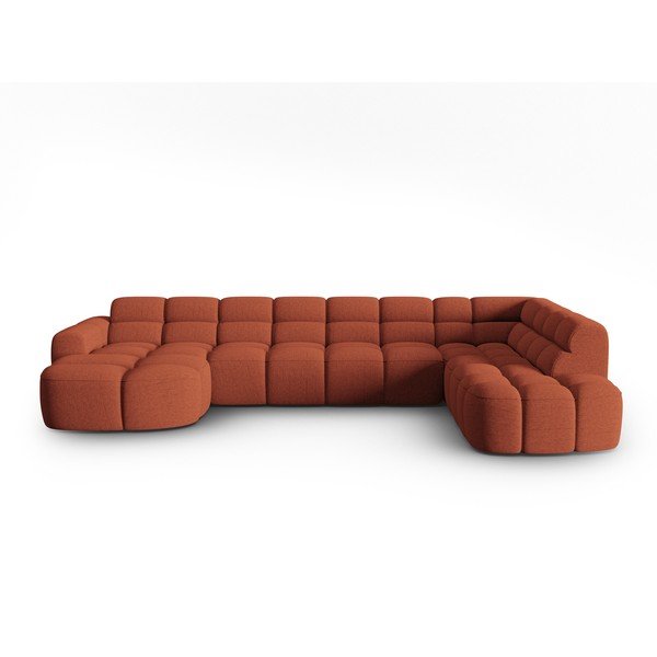 Ciglasta kutna garnitura Lisa – Micadoni Home