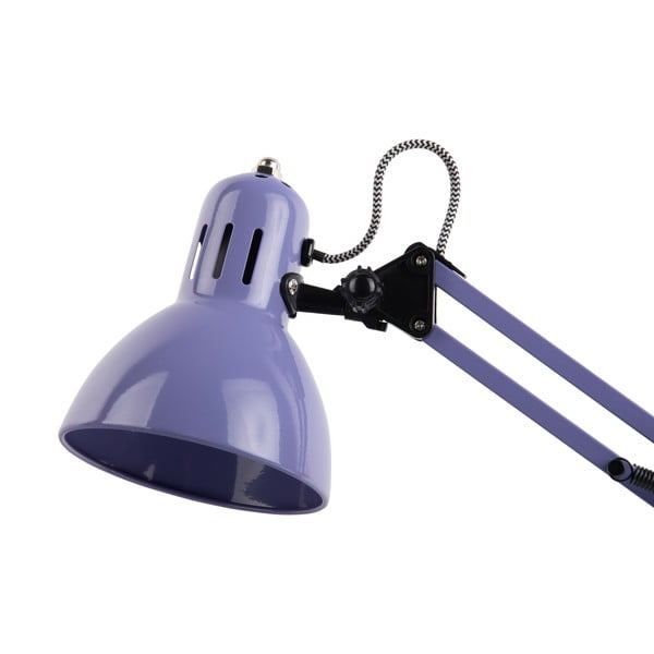 Ljubičasta stolna lampa s metalnim sjenilom (visina 52 cm) Funky Hobby – Leitmotiv-image-3