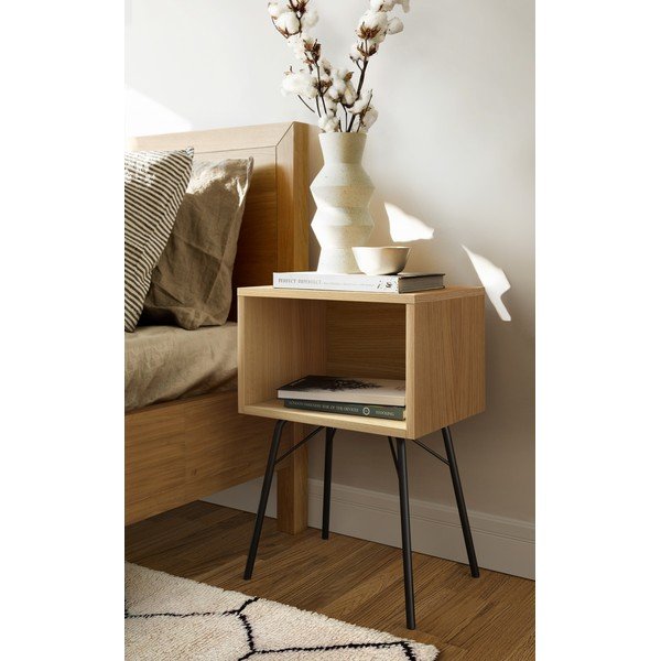 Noćni ormarić u dekoru hrasta Rayburn - Woodman-image-1