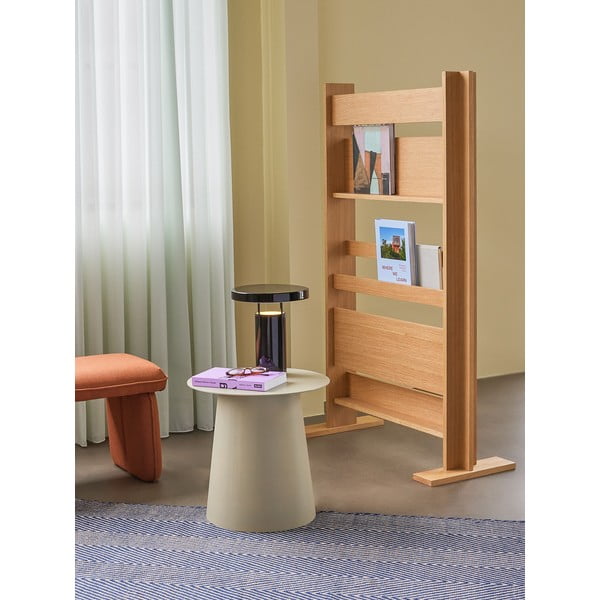 Paravan u dekoru hrasta u prirodnoj boji Forma – Hübsch-image-1