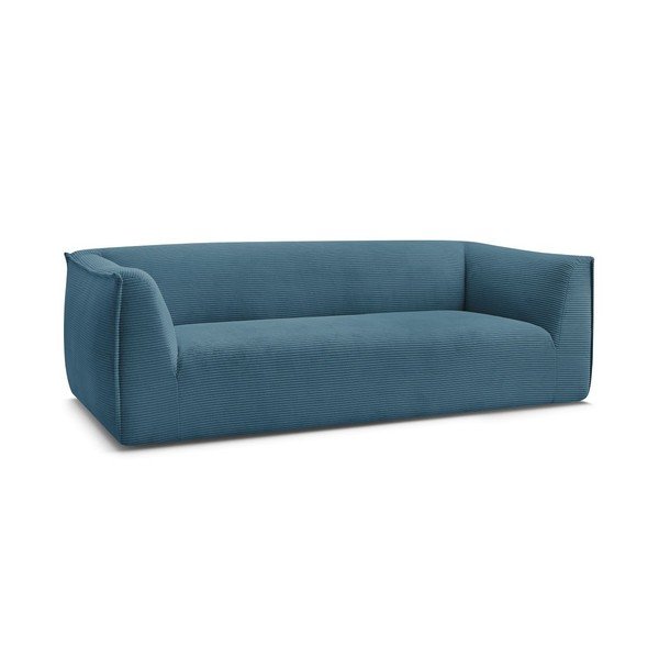 Plava sofa od samta 242 cm Giorgia – Bobochic Paris-image-2