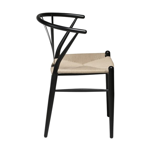 Crna blagovaonska stolica DAN – FORM Denmark Delta-image-1