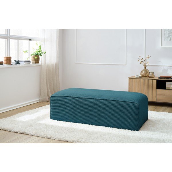 Tamno plavi modularni tabure od samta Megeve – Bobochic Paris-image-1