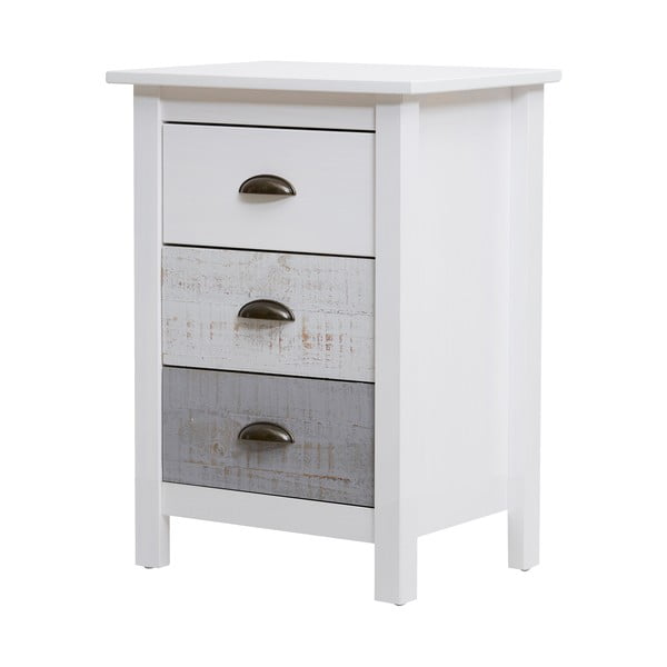 Bijelo-sivi noćni ormarić Marckeric Romantica-image-3