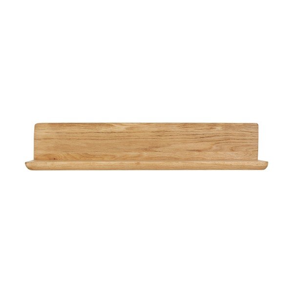 Polica od punog hrasta u svijetloj prirodnoj boji 60 cm Salina – House Nordic-image-3