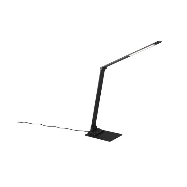 Crna LED stolna lampa s mogućnosti zatamnjivanja (visina 72 cm) Travis – Trio-image-3