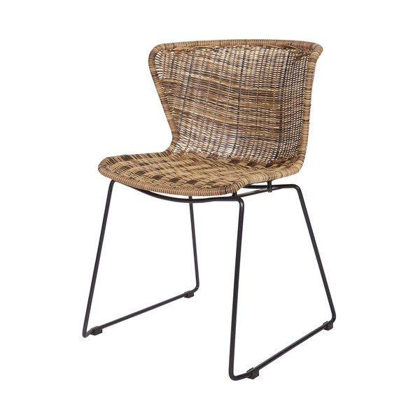 Od umjetnog ratana vrtne stolice u setu 2 kom u prirodnoj boji Wings – WOOOD