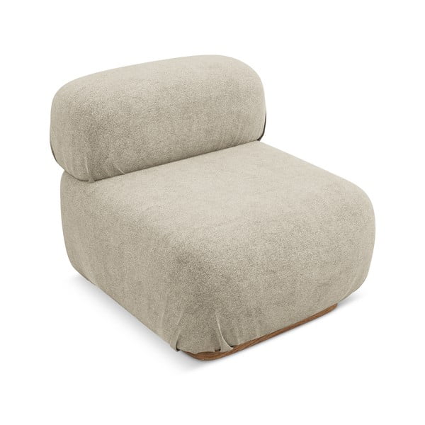 Bež modularna sjedeća garnitura od bouclé tkanine Ailani – Makamii-image-1