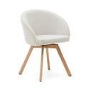 Krem podstavljena blagovaonska stolica Marvin – Kave Home