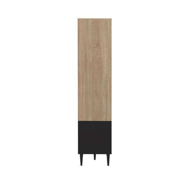 Crni regal u dekoru hrasta 90x180 cm Horizon - TemaHome -image-4