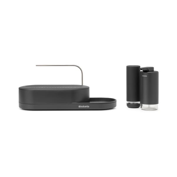 Sivi plastičan držač za deterdžente SinkStyle – Brabantia-image-3