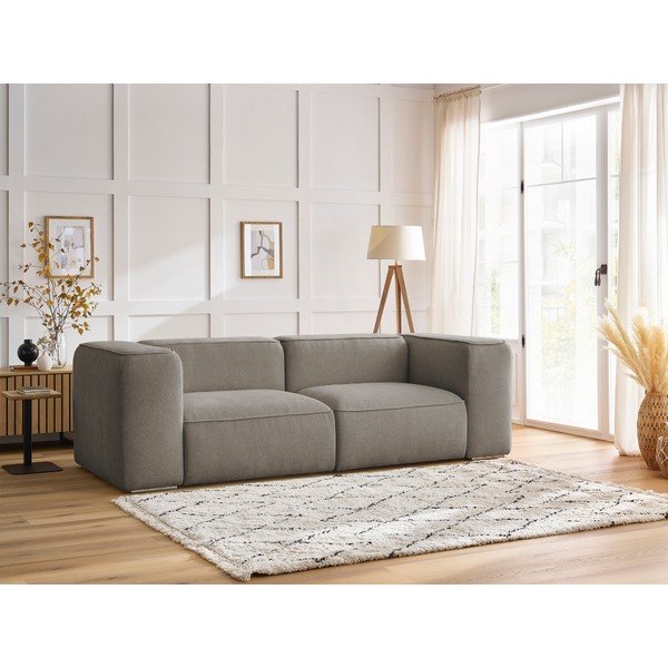 Siva/bež sofa 255 cm Zephyr – Bobochic Paris-image-1