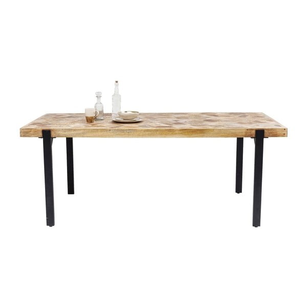 Blagovaonski stol s mango pločom Kare Design Tortuga, 200 x 100 cm