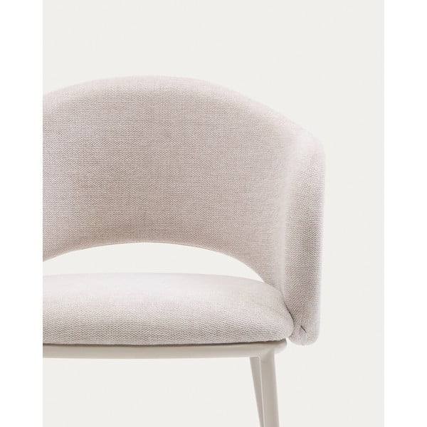 Krem podstavljena blagovaonska stolica Maina – Kave Home-image-4