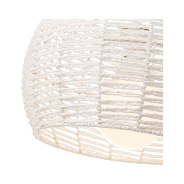 Bijela stropna svjetiljka s bambusovim sjenilom ø 35 cm – Casa Selección-image-2