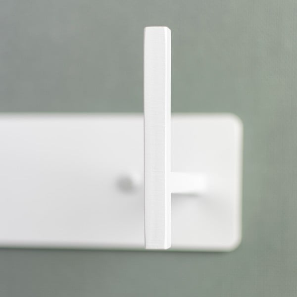 Bijela metalna zidna vješalica 44 cm Chapman – Spinder Design-image-4