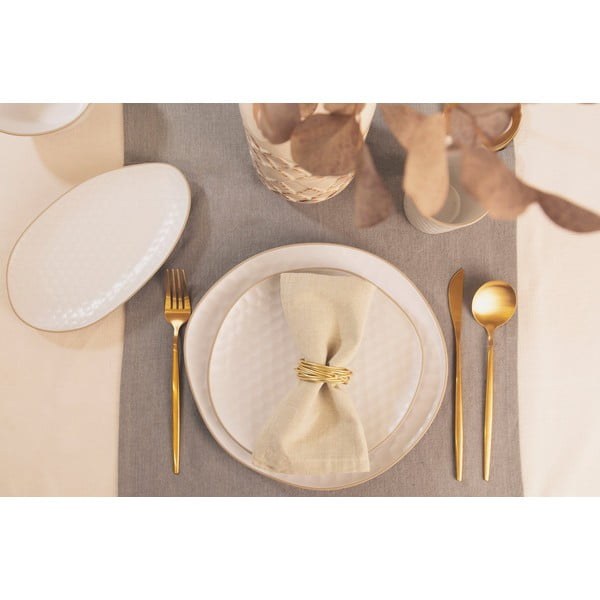 Bijeli tanjur za posluživanje od kamenine 19x33 cm Imprints – Villa Altachiara-image-1