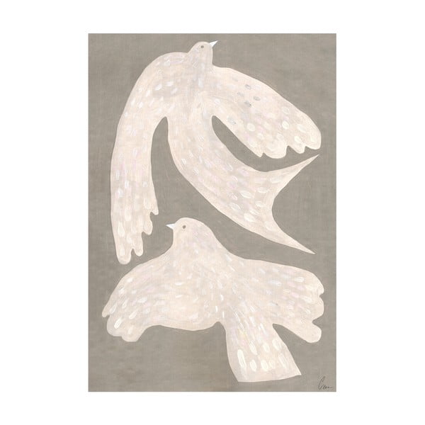 Plakat 30x40 cm Two Birds – Clara Schicketanz – The Poster Club