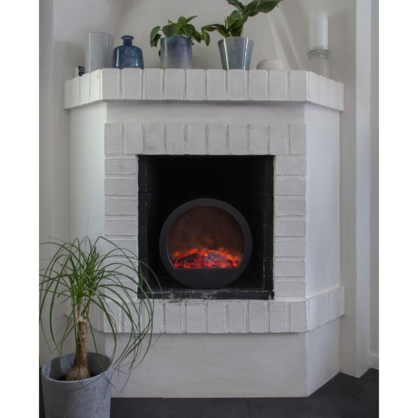 Svijetleći LED ukras s imitacijom plamena Star Trading Fireplace, širine 36 cm-image-1