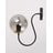 Crna/siva zidna lampa ø 15 cm Oslo – Squid Lighting