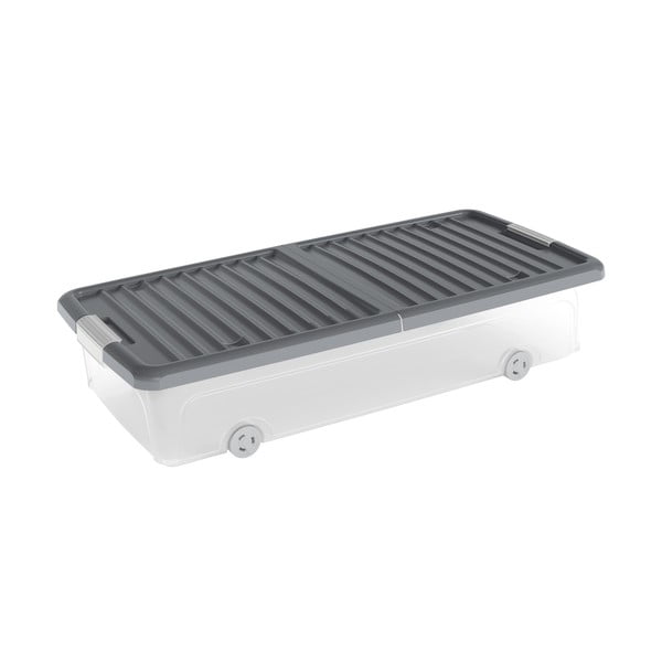 Plastična kutija za ispod kreveta s poklopcem 74x37x16,5 cm W box underbed L – KIS