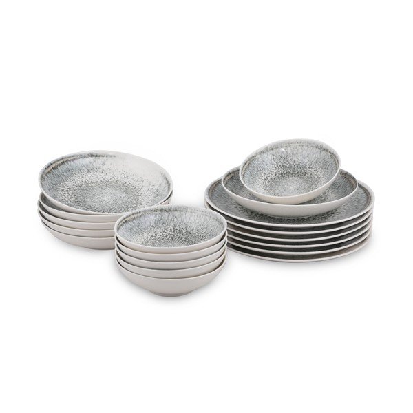 Set porculanskog posuđa od 18 dijelova Güral Porselen Midnight Sky-image-2