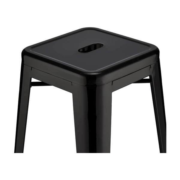 Crne metalne barske stolice u setu 2 kom 76 cm Korona – Furnhouse-image-3