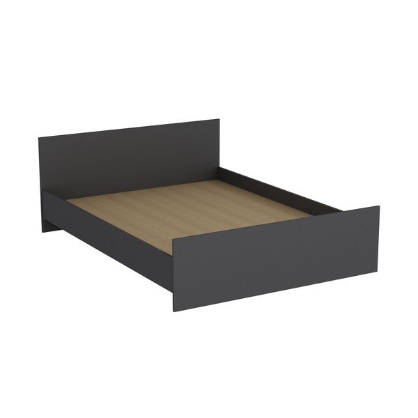 Antracitno sivi bračni krevet 160x200 cm Kale – Kalune Design