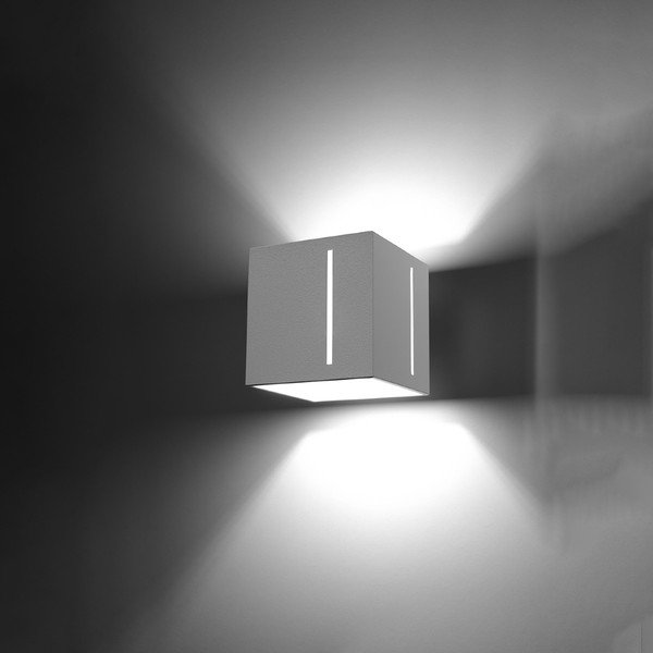 Bijela zidna lampa Pax – Sollux-image-2