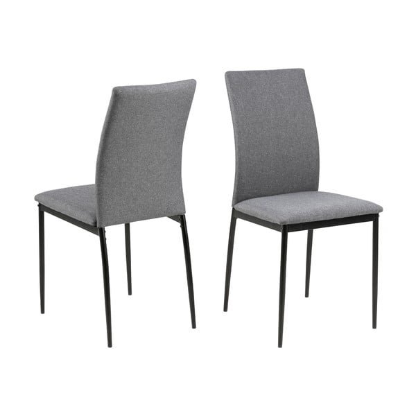 Siva stolica za blagovanje Actona Demina
