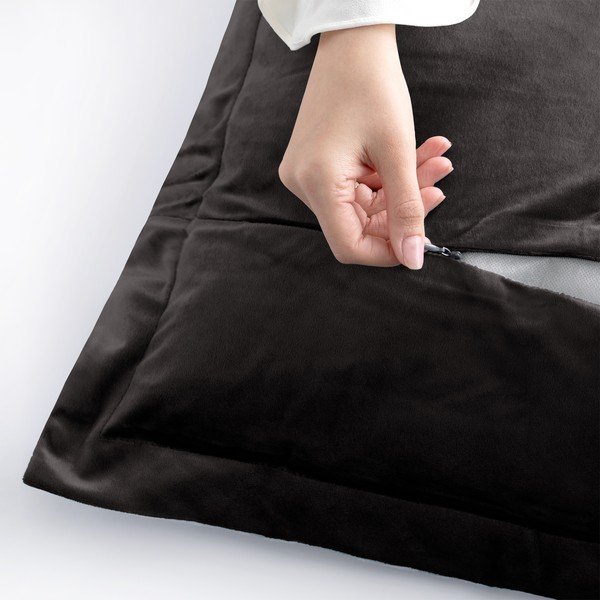 Set od 2 crne jastučnice AmeliaHome Side, 45 x 45 cm-image-4