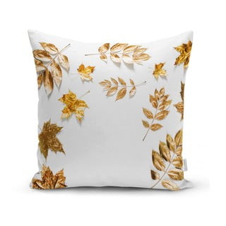 Minimalističke navlake za jastuke Golden Leaves, 42 x 42 cm