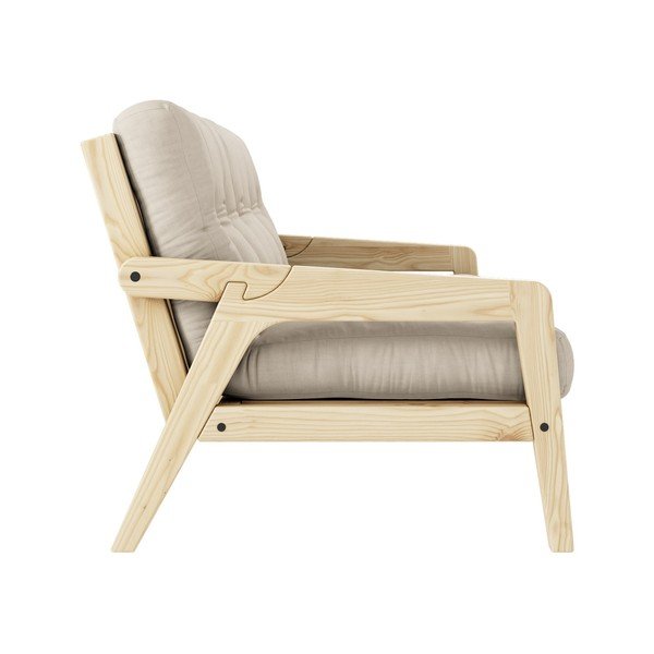Kauč na razvlačenje 204cm Karup Design Grab Natural Clear / Beige-image-4