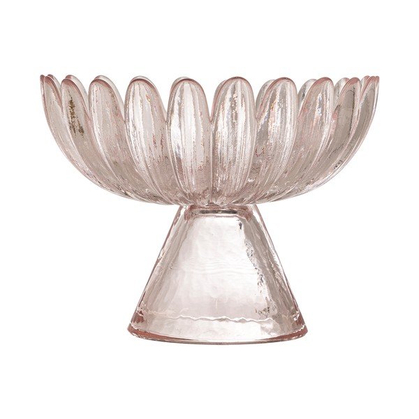 Svijetlo ružičasta staklena zdjelica za posluživanje 220 ml Nalu – Bloomingville