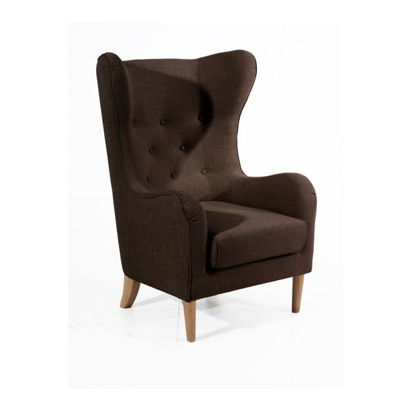 Tamno smeđa stolica Max Winzer Miriam Linen