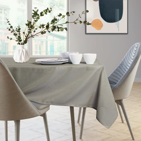 Smeđe-sivi stolnjak ovalnog oblika AmeliaHome Empire Cappuccino Oval, 140 x 400 cm-image-4
