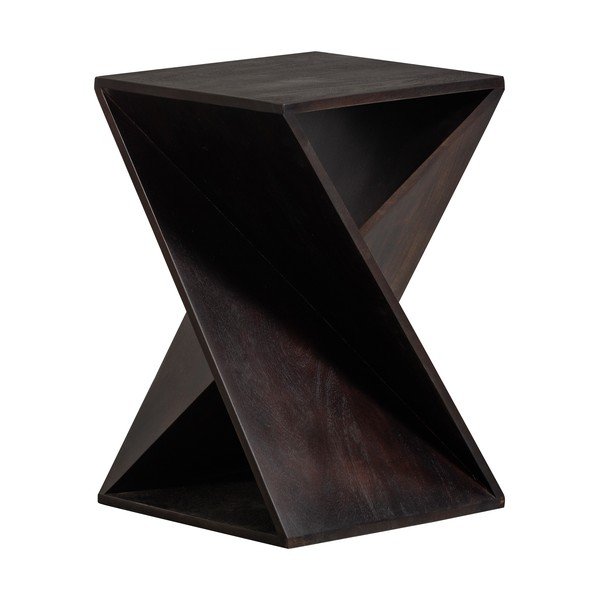 Pomoćni stol od masivnog bagrema 41x41 cm Ikem – WOOOD-image-3