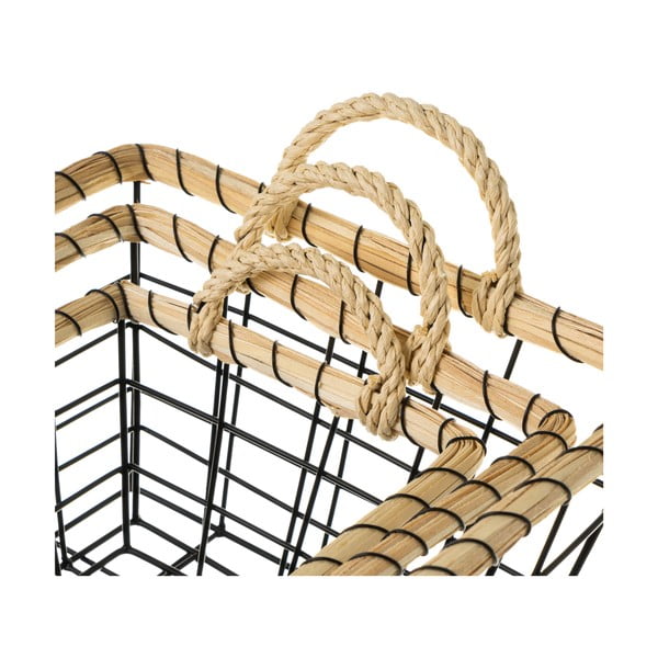 Žičane metalne košare u setu od 6 kom - Casa Selección-image-1