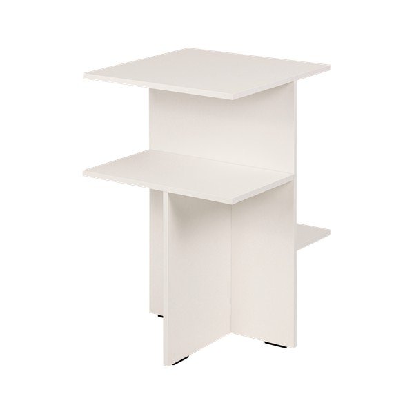 Sivo-bež noćni ormarić s policama Atik – noo.ma-image-2