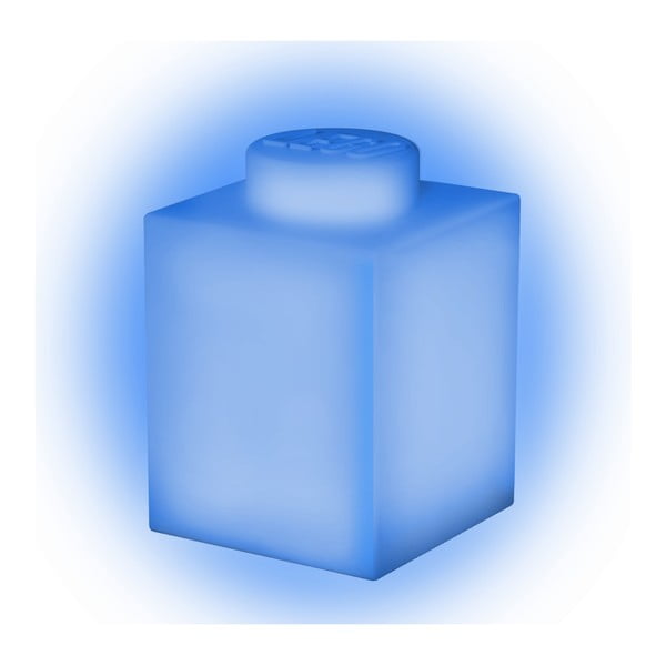 Plava noćna svjetiljka od silikona LEGO® Classic Brick-image-1