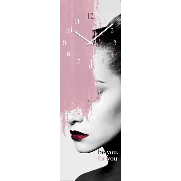 Stakleni zidni sat Be you - Styler