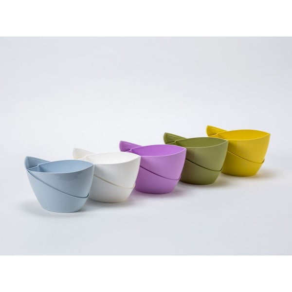 Pastelno plava samozalijevajuća tegla za cvijeće Plastia Doppio-image-1