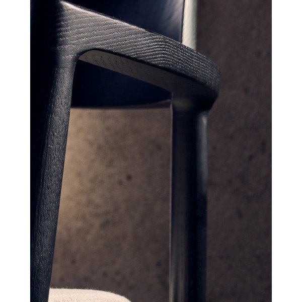 Crna blagovaonska stolica Alocs – Kave Home-image-4